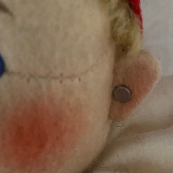 Vintage Steiff 1988 Ltd Ed "Roly-Poly" Clown Mohair Plush Toy Germany #1572/3000 - Picture 7 of 7